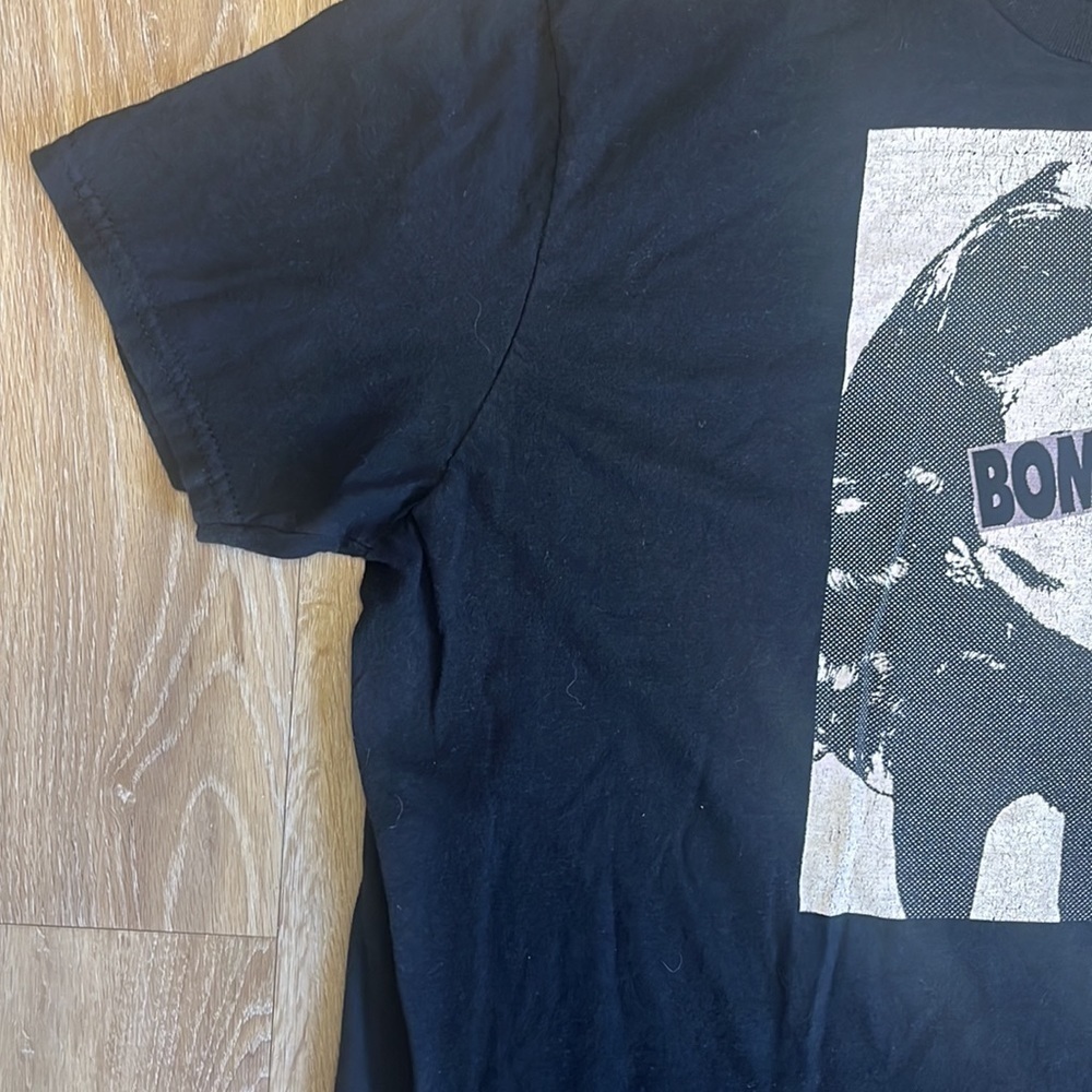 Anvil Black and White Graphic Bombsauce Short Sleeved Tee Shirt.  Size Large - Picture 4 of 10